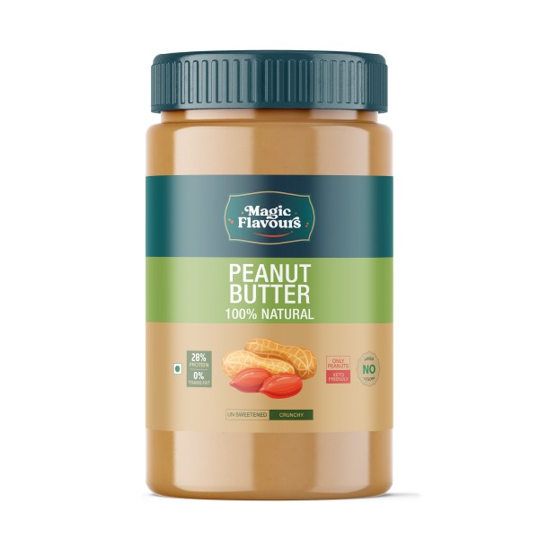 100% NATURAL PEANUT BUTTER